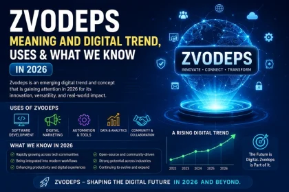 Zvodeps emerging digital keyword displayed on a modern computer screen