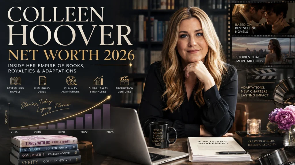 Colleen Hoover net worth, bestselling books and career earnings in 2026